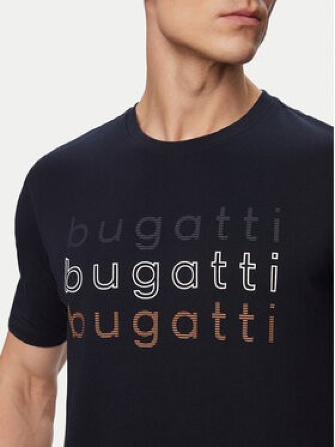 Bugatti T-Shirt 8350-15042E Granatowy Regular Fit
