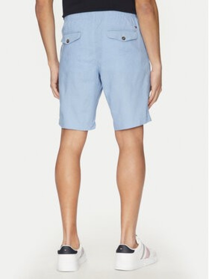 Tommy Hilfiger Szorty materiałowe Harlem MW0MW37804 Niebieski Regular Fit