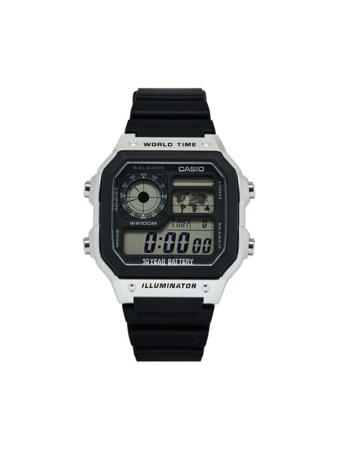 Casio Zegarek AE-1200WH-1CVEF Czarny