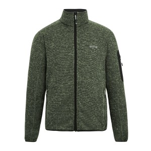 Bluza Polarowa Męska Melanżowy Pełen Suwak Newhill