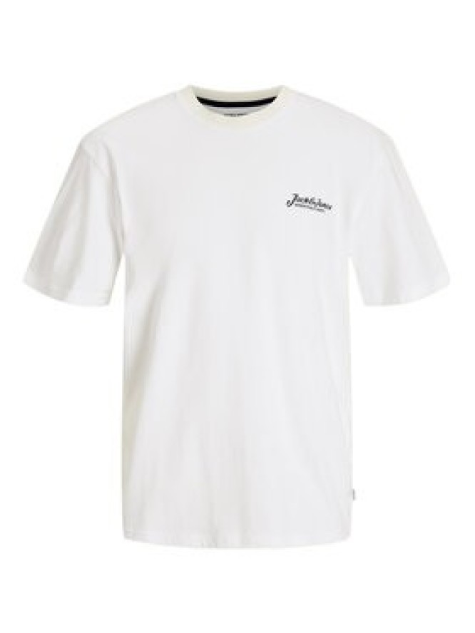 Jack & Jones Komplet t-shirt i szorty sportowe Beau 12277466 Biały Relaxed Fit
