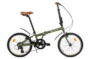 Folding - Rower składany 7V aluminiowy 20 cali Green