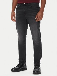 Calvin Klein Jeans Jeansy LV04RB754G Czarny Slim Fit
