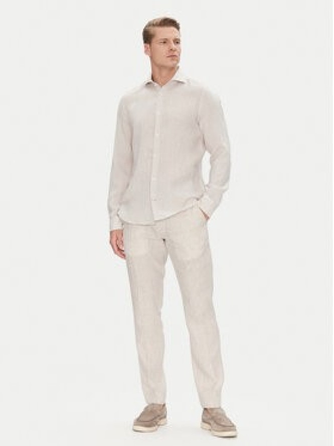 JOOP! Koszula 17 JSH-146Pai-W 30046075 Écru Slim Fit