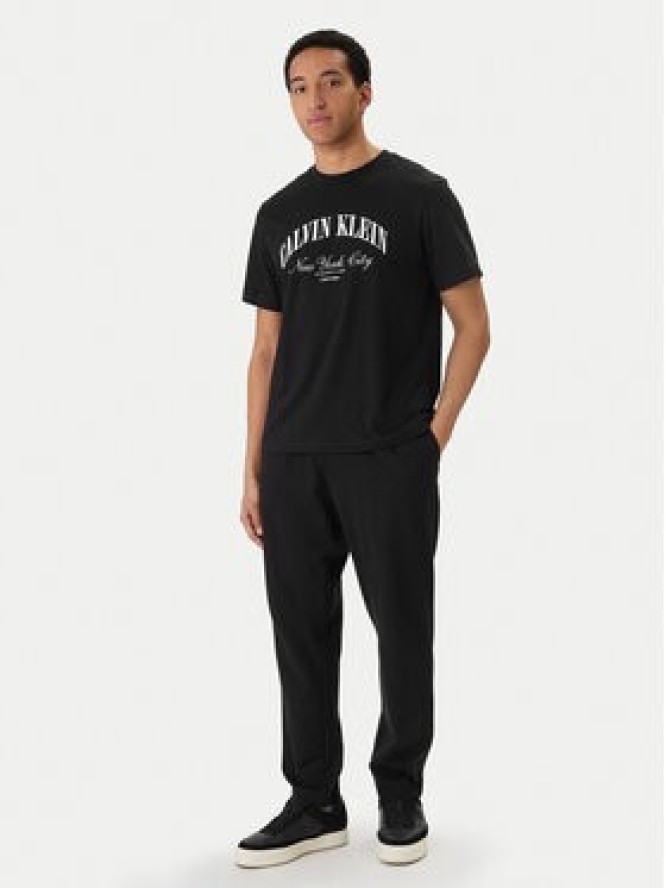 Calvin Klein Spodnie materiałowe LV04LF607G Czarny Tapered Fit