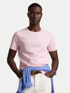 Polo Ralph Lauren T-Shirt 710671438530 Różowy jasny Regular Fit