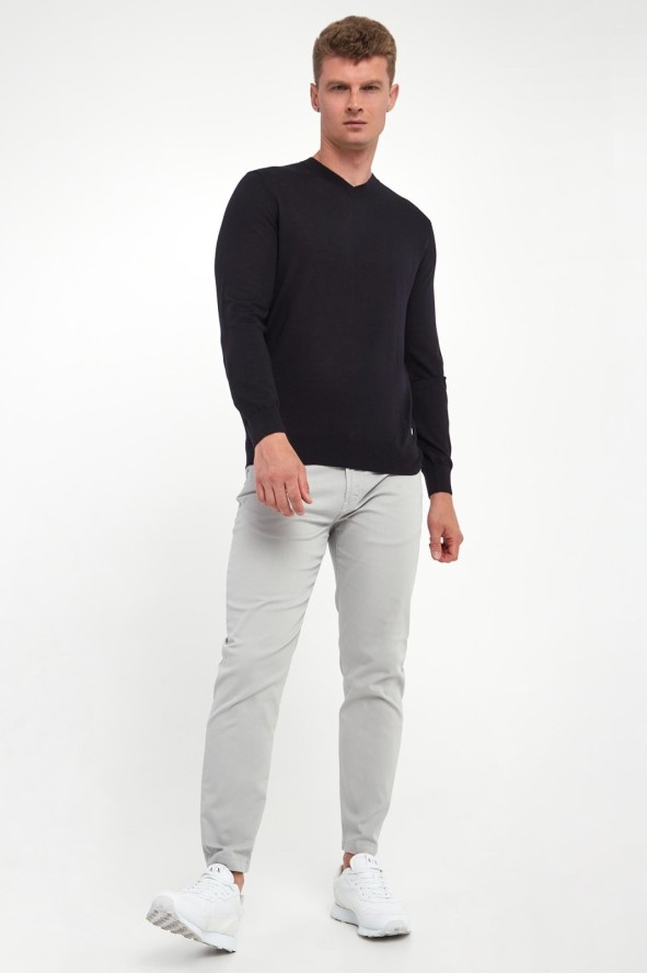 Sweter męski z wełny merino LIU JO