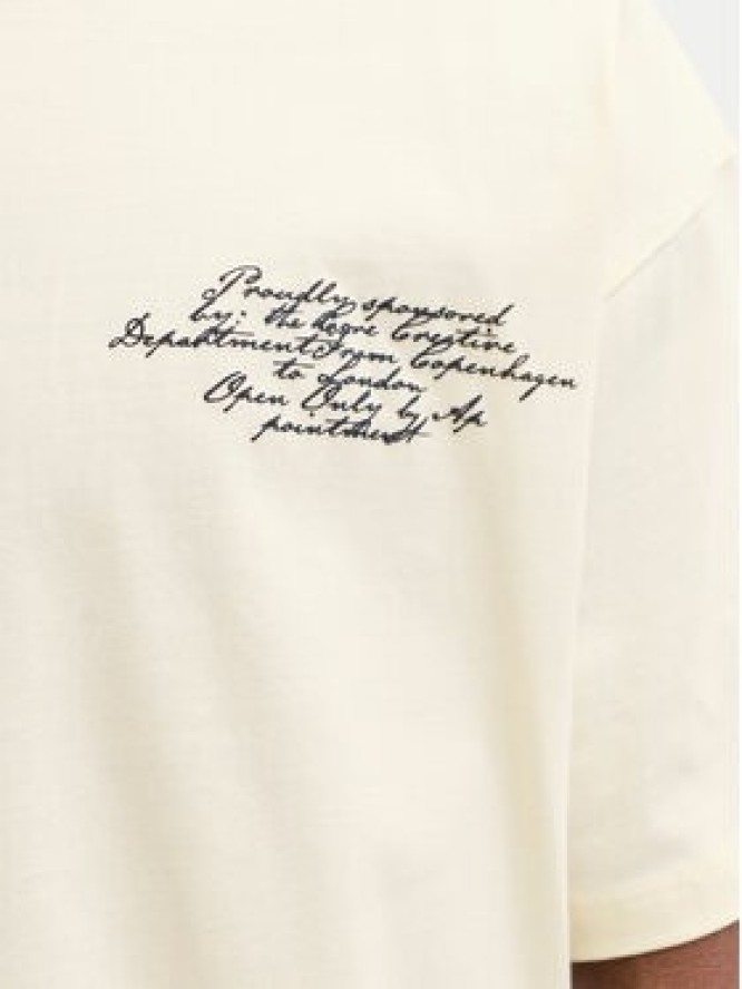 Jack & Jones T-Shirt Dust 12292982 Żółty Loose Leg