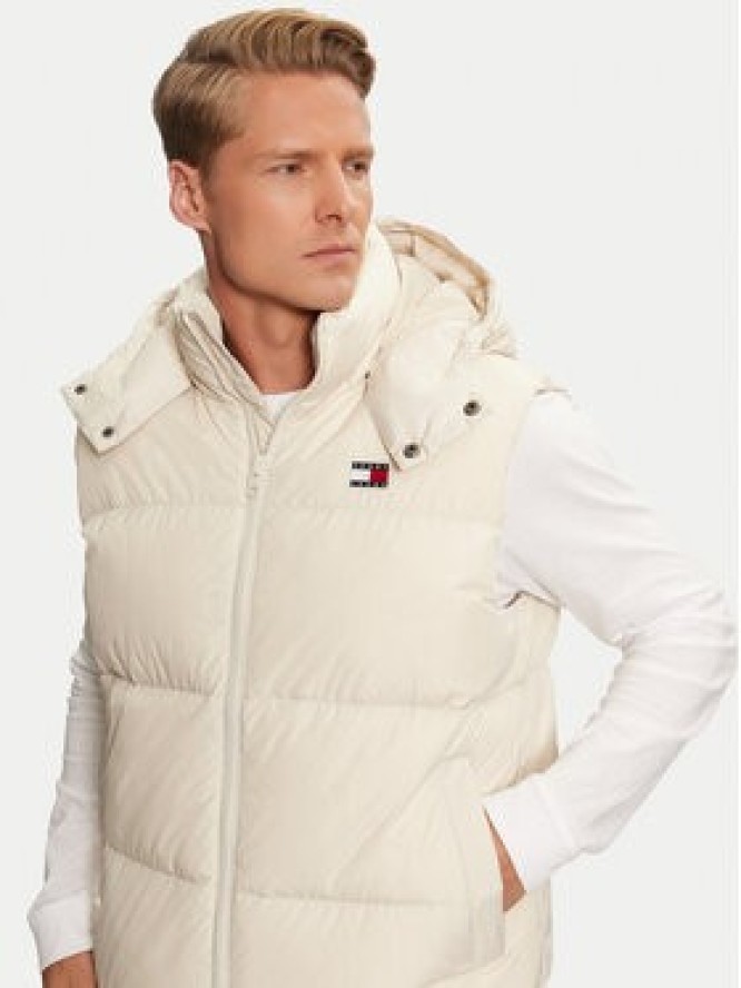 Tommy Jeans Bezrękawnik Alaska DM0DM19538 Beżowy Regular Fit