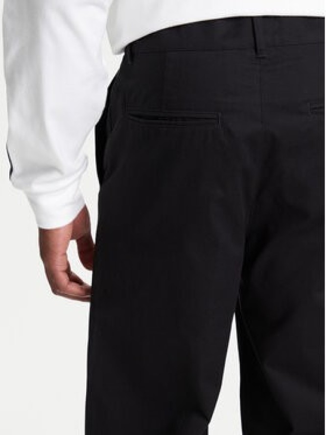 adidas Spodnie materiałowe Trefoil Essentials JD2442 Czarny Regular Fit