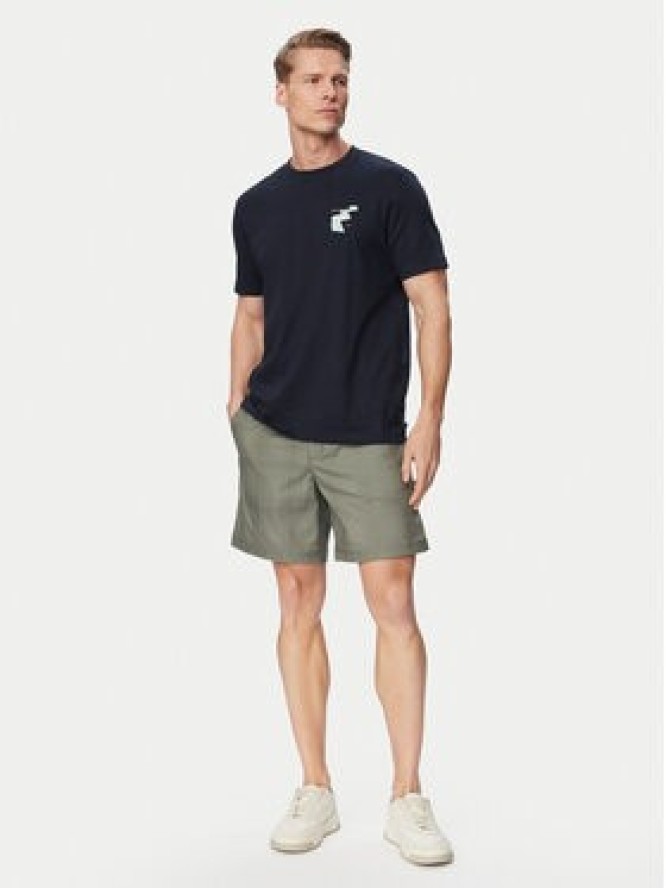 BOSS Szorty materiałowe Sandrew 50559371 Szary ciemny Regular Fit