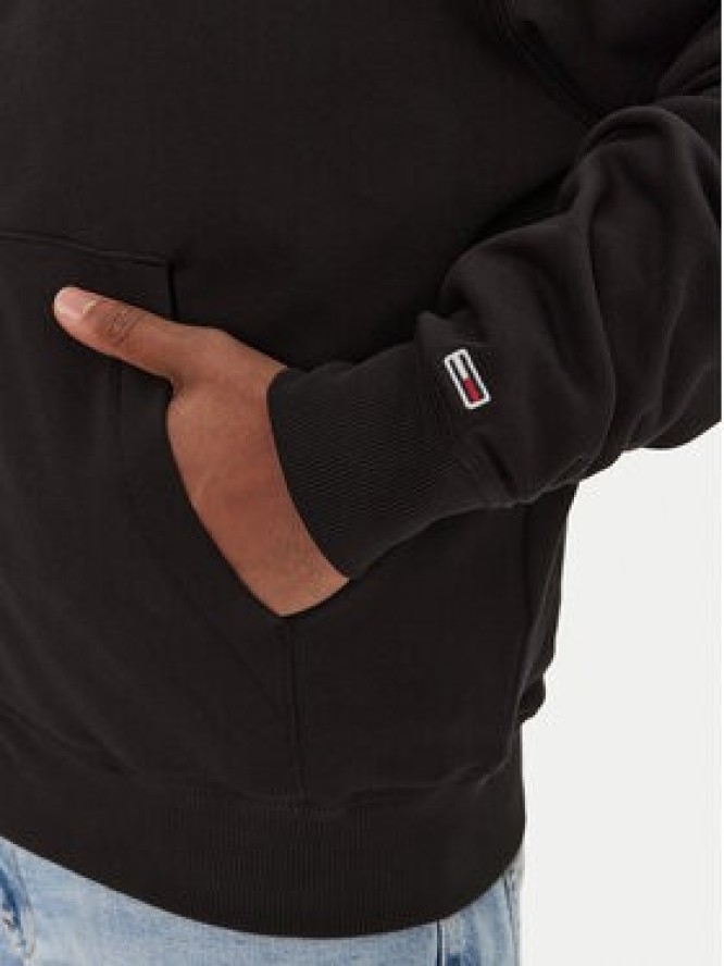 Tommy Jeans Bluza Varsity DM0DM20835 Czarny Relaxed Fit