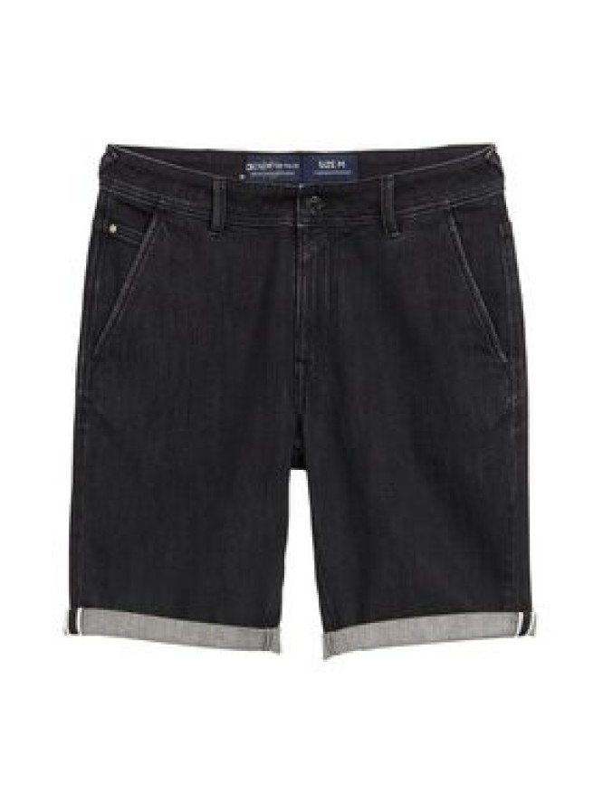 Tom Tailor Denim Szorty jeansowe 1044986 Czarny Straight Fit