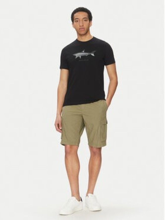 Paul&Shark T-Shirt 25411071 Czarny Regular Fit