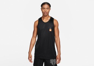 Koszulka męska nike kd dri-fit mesh jersey tanktop black