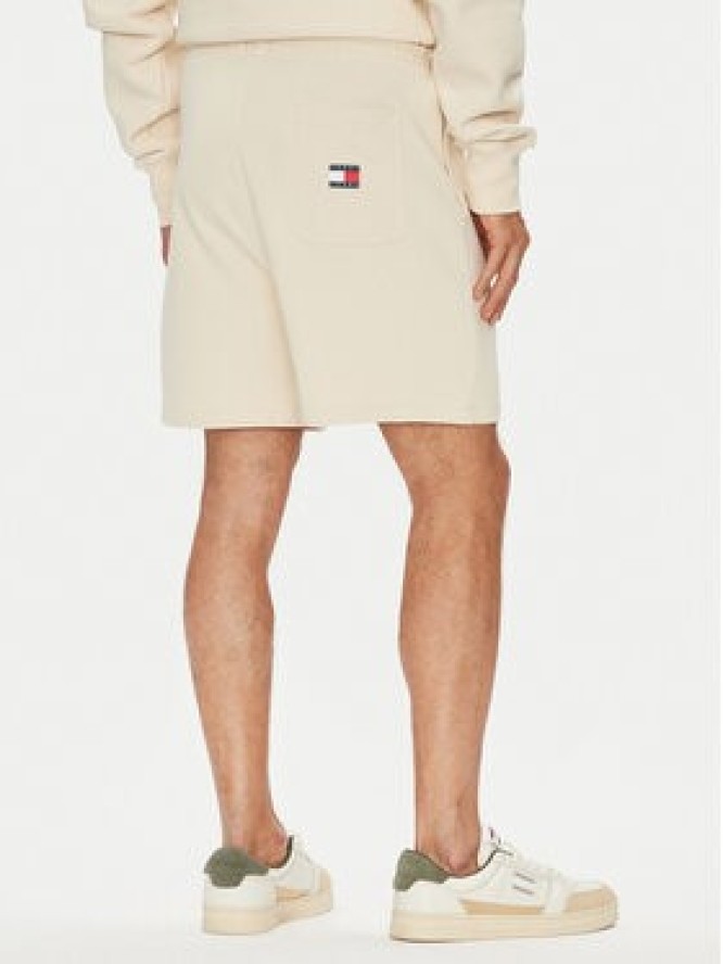 Tommy Jeans Szorty sportowe New Classic Beach DM0DM21781 Beżowy Relaxed Fit