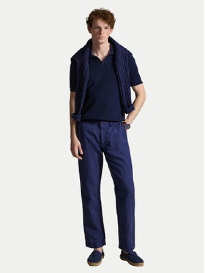 Polo Ralph Lauren Spodnie materiałowe 710A13235002 Granatowy Classic Fit