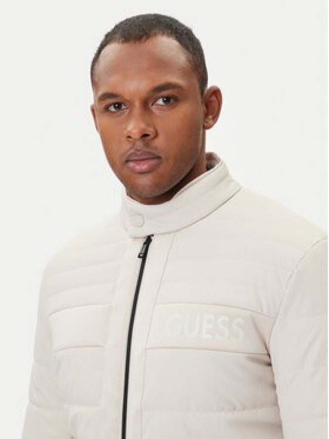 Guess Kurtka przejściowa M4YL16 WFHD0 Écru Regular Fit