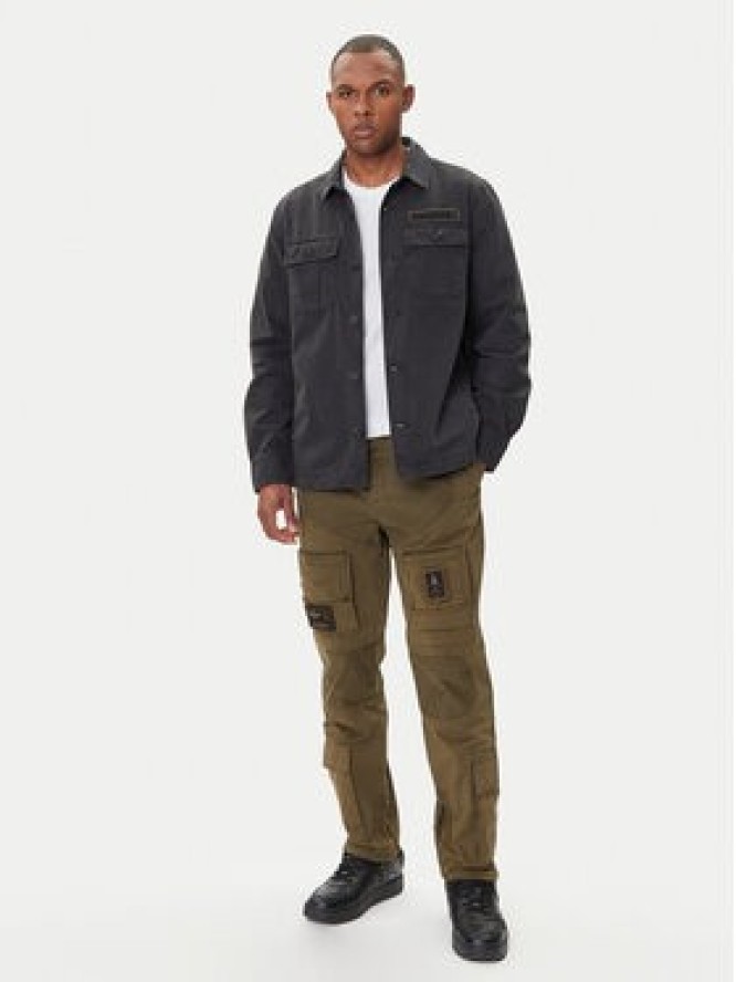 Aeronautica Militare Kurtka przejściowa 252AC0036UCT04233 Czarny Regular Fit