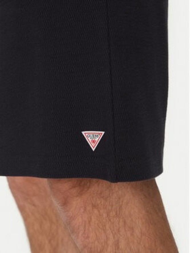 Guess Szorty sportowe F5GD00 KC5Y1 Granatowy Regular Fit