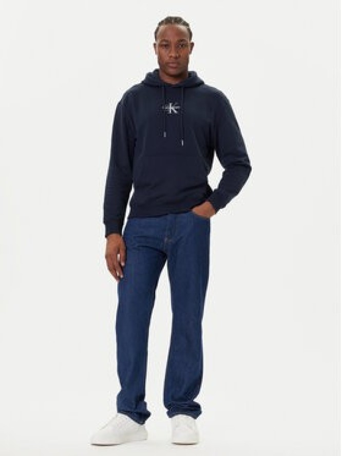 Calvin Klein Jeans Bluza LV04RD243G Granatowy Regular Fit