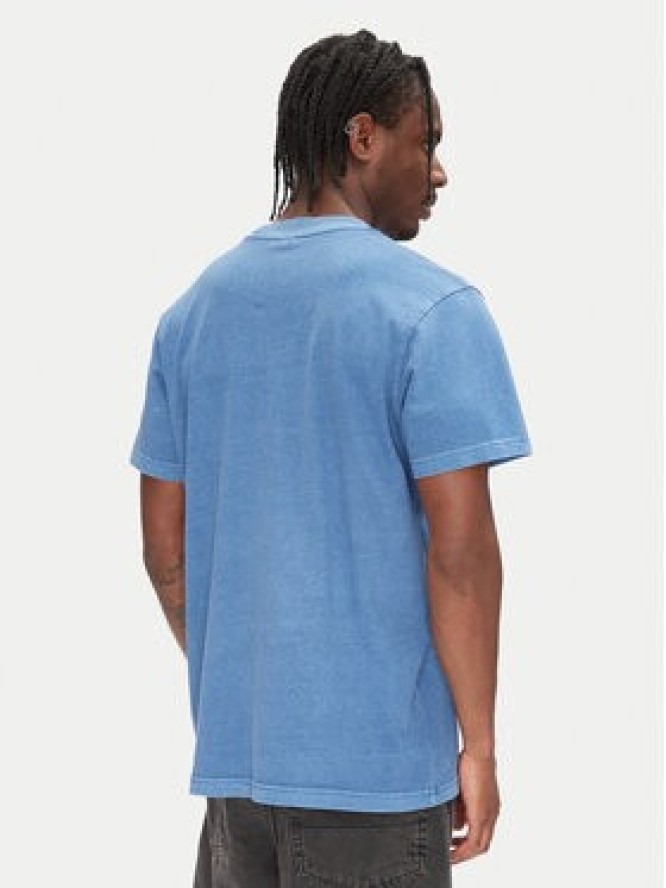 G-Star Raw T-Shirt Overdyed D27760-C756 Niebieski Regular Fit