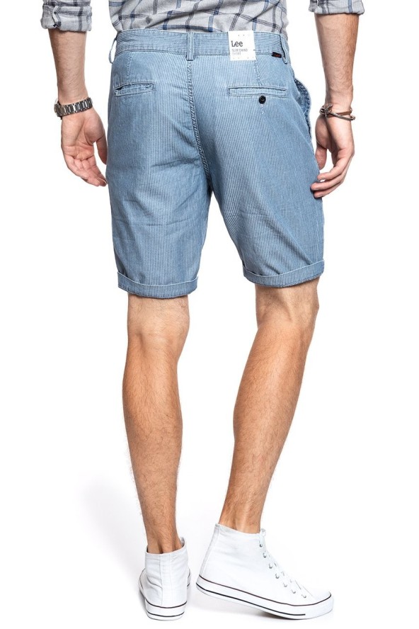 SPODENKI LEE SLIM CHINO SHORT WASHED STRIPE L73HKREV 112120594