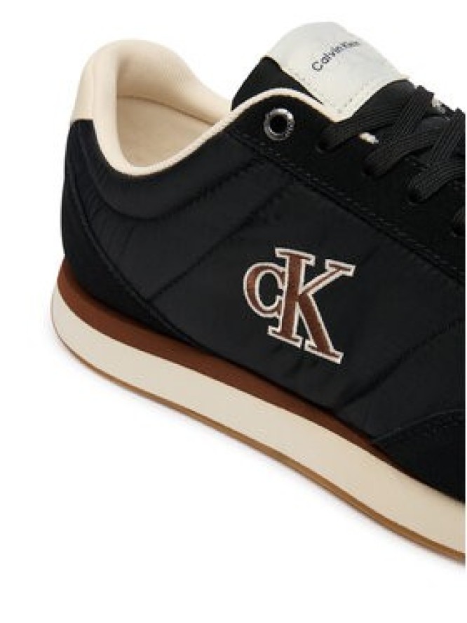 Calvin Klein Jeans Sneakersy Retro Runner Ess Mix Mat YM0YM01361 Czarny