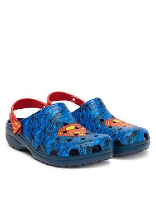 Crocs Klapki Superman Classic Clog 211131 Niebieski
