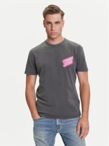 Tommy Jeans T-Shirt Novelty DM0DM21829 Szary Regular Fit