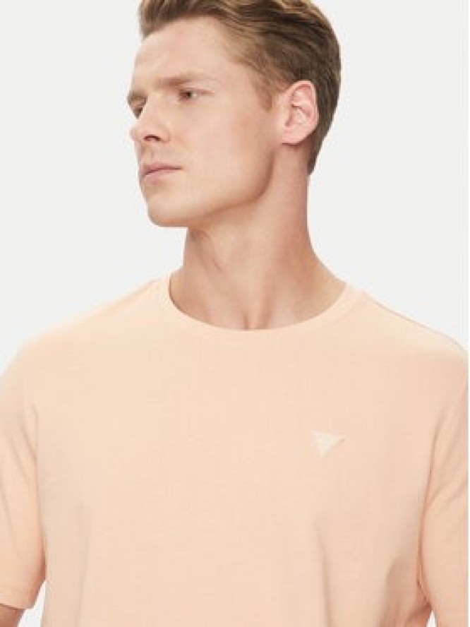 Guess T-Shirt M4YI0A KCCM1 Pomarańczowy Regular Fit
