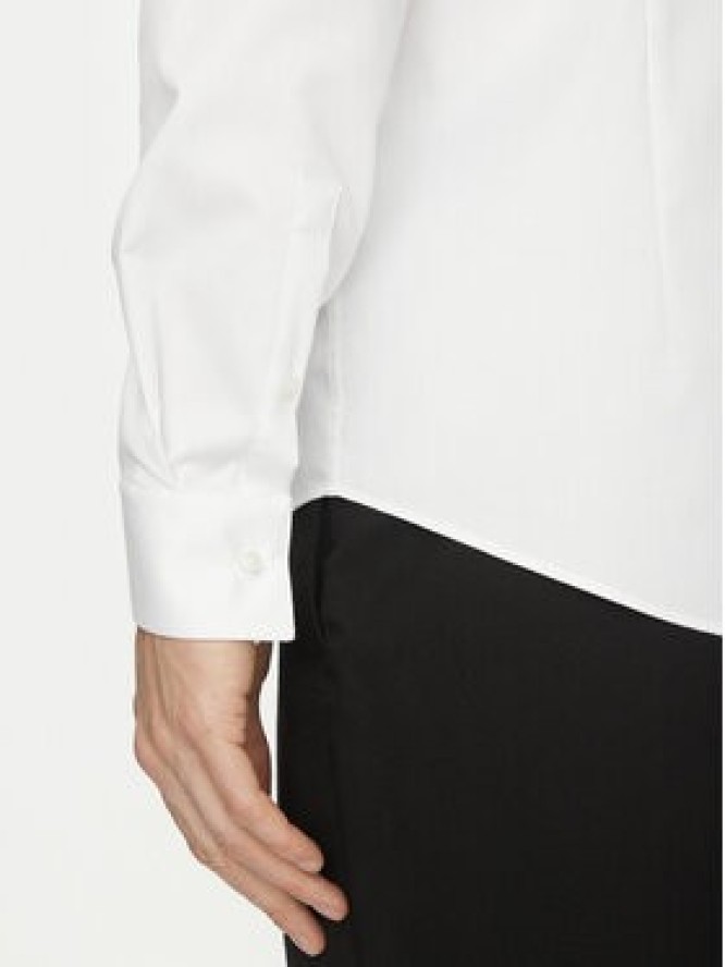 Calvin Klein Koszula K10K114298 Biały Slim Fit