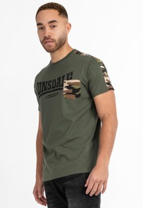 T-shirt o klasycznym kroju Lonsdale Huxter