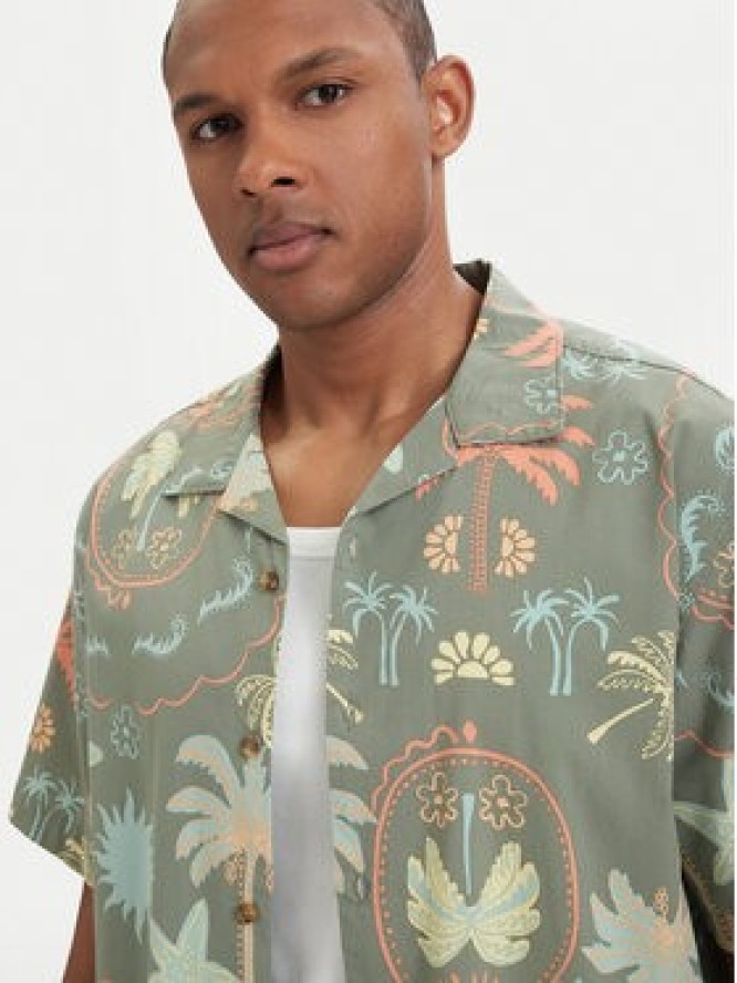 Billabong Koszula Vacay EBYWT03019 Zielony ciemny Relaxed Fit