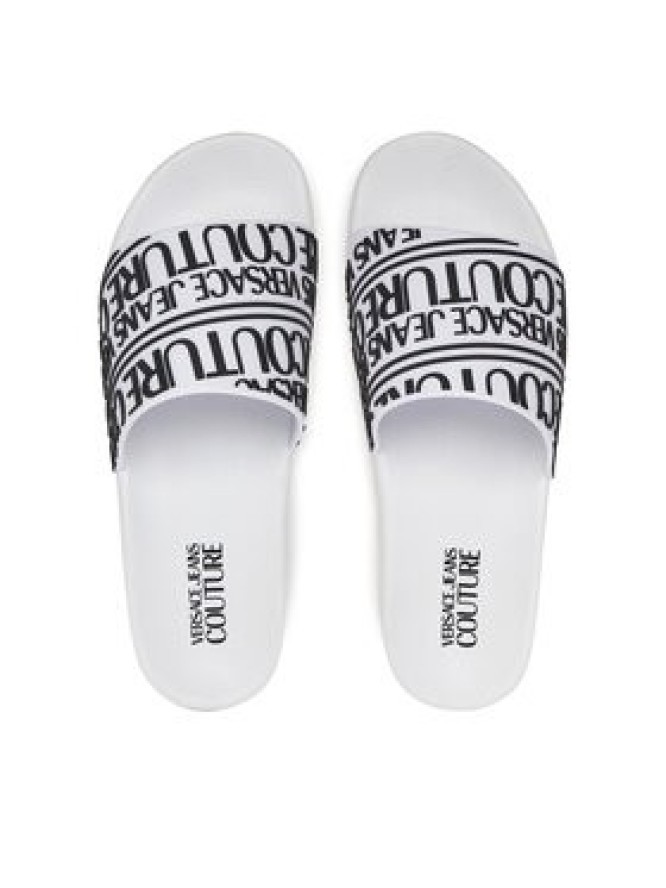 Versace Jeans Couture Klapki 78YA3SQ1 Biały