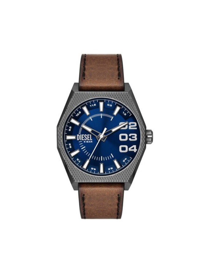 Diesel Zegarek Double Scraper DZ2189 Brązowy