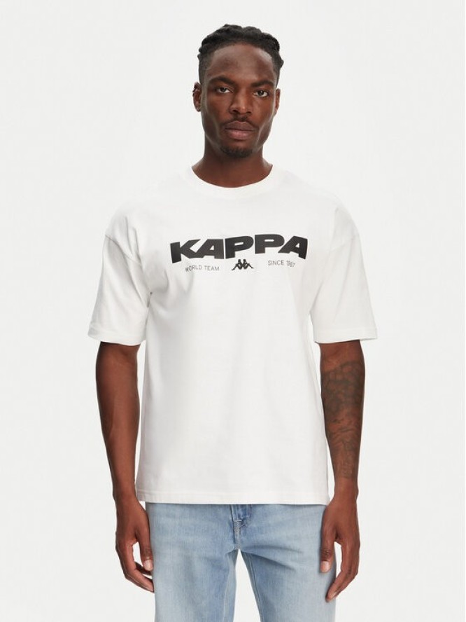 Kappa T-Shirt Nhisso 351S5MW Biały Regular Fit
