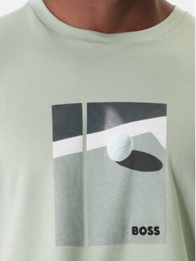 BOSS T-Shirt Join 50554365 Zielony Regular Fit