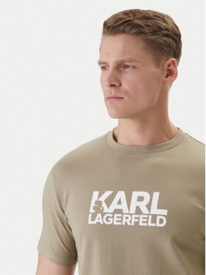 KARL LAGERFELD T-Shirt 755780 562235 Khaki Regular Fit