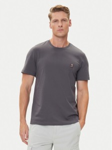 Parajumpers T-Shirt Patch 25WMPMTSEY29 Szary Regular Fit