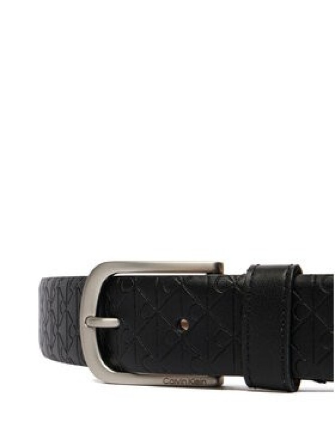 Calvin Klein Pasek Casual Pin Buckle Aop 32Mm Fixed LV04D7074G Czarny