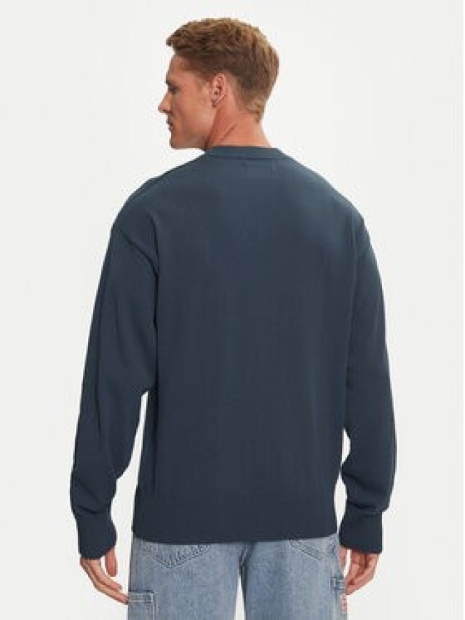 Jack & Jones Sweter Collective 12251556 Granatowy Relaxed Fit