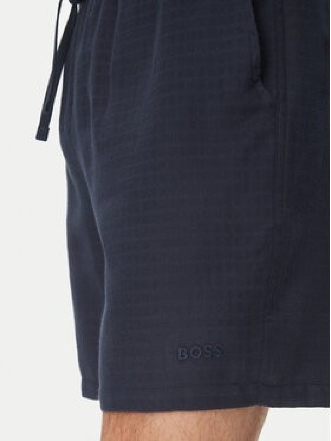 BOSS Szorty materiałowe 50540134 Granatowy Regular Fit