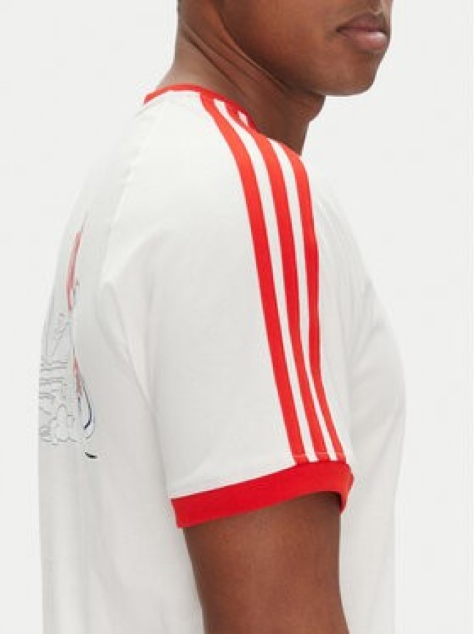 adidas T-Shirt JD0716 Biały Slim Fit