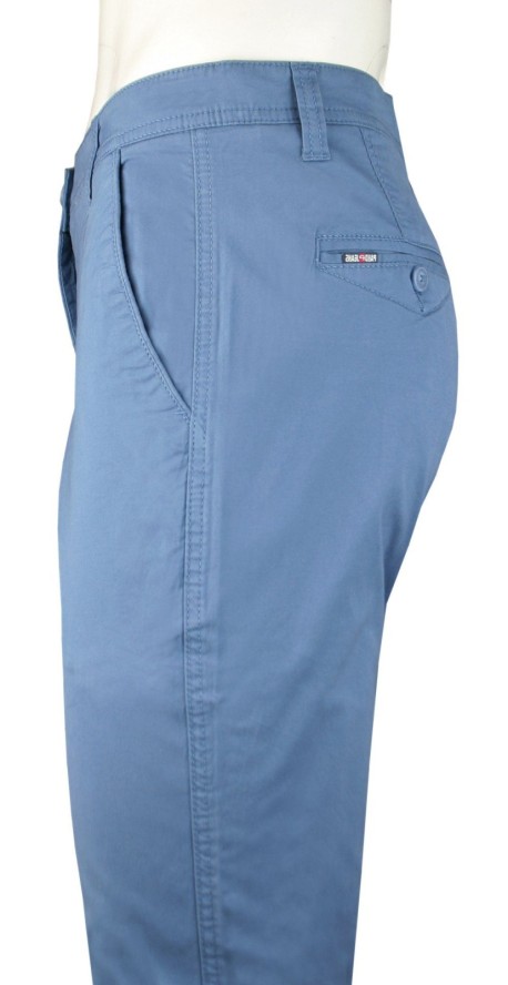 Wiosenno-Letnie, Bawełniane Spodnie (Chinos) - Pako Jeans - Niebieskie