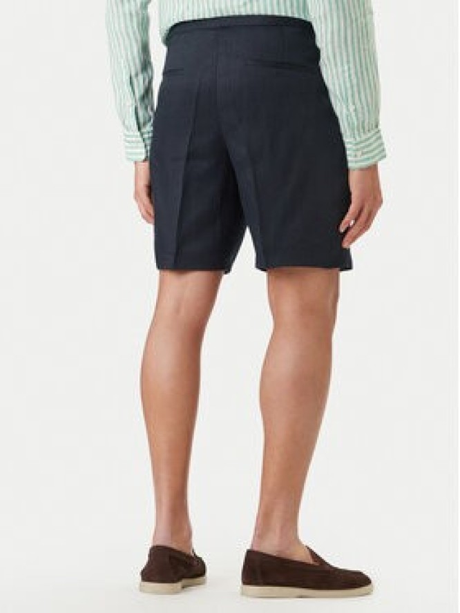 BOSS Szorty materiałowe H-Perin 50561858 Granatowy Tapered Fit