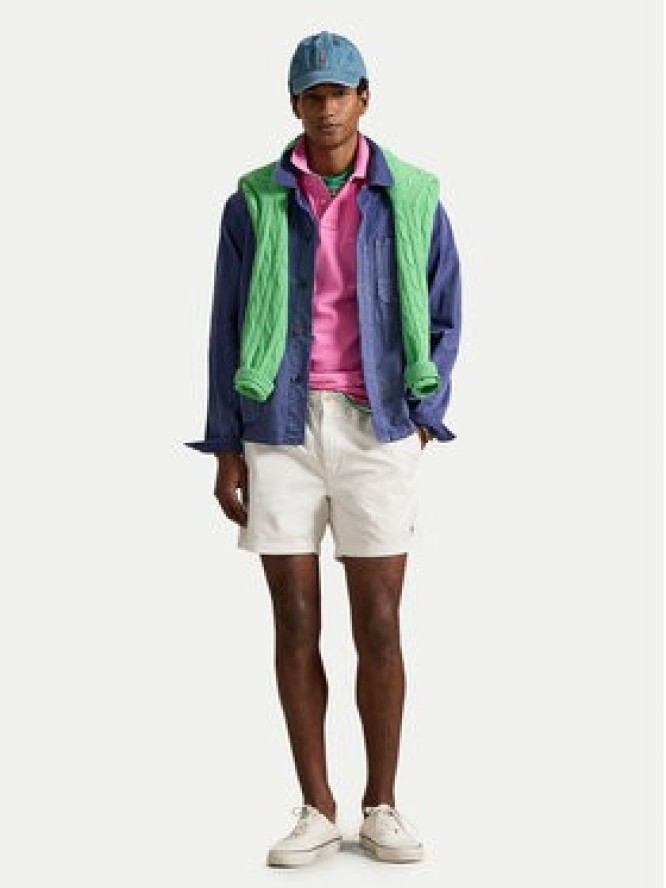 Polo Ralph Lauren Szorty materiałowe 710644995042 Biały Regular Fit