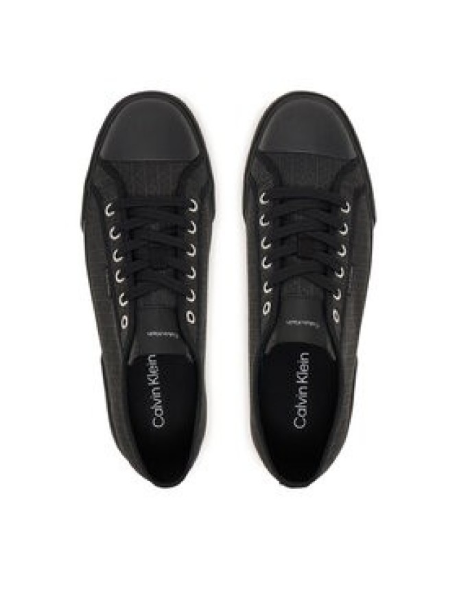 Calvin Klein Trampki Vulc Laceup Cv Aop HM0HM02122 Czarny