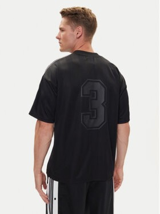 adidas T-Shirt 90s Stripe JX3068 Czarny Regular Fit