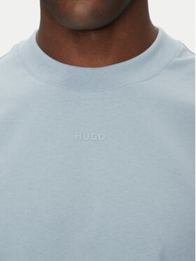 HUGO T-Shirt Dapolino 50488330 Błękitny Relaxed Fit